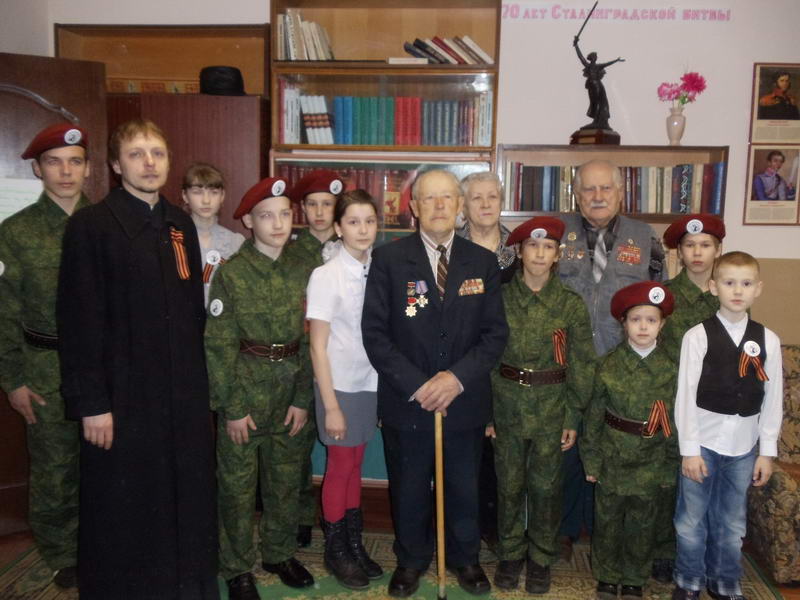Клуб «Архистратиг» и воспитанники Воскресной школы провели Акцию «Ветеран Победы»
