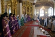Епископ Выборгский и Приозерский Игнатий сослужил Святейшему Патриарху в храме «Большое Вознесение»