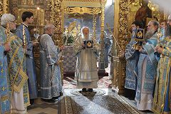 В Новодевичьем женском монастыре отметили престольный праздник