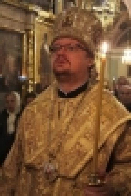 Епископ Бронницкий Игнатий совершил Всенощное бдение в храме Рождества Иоанна Предтечи на Пресне