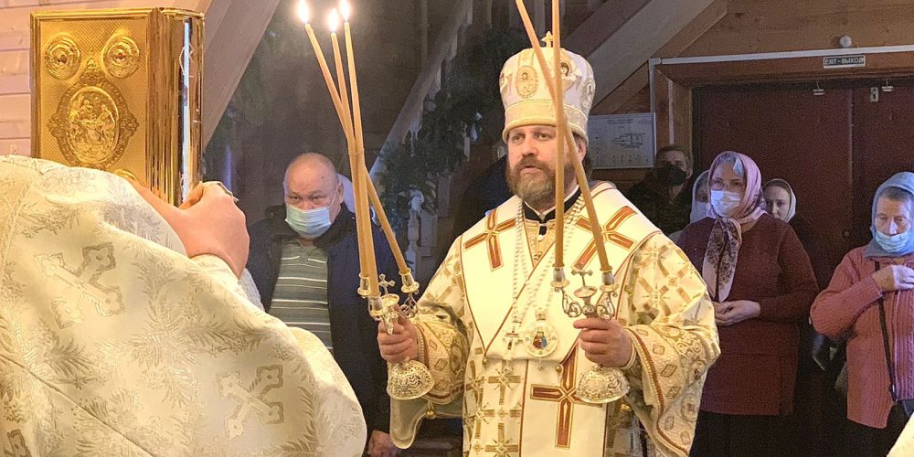 Епископ Одинцовский и Красногорский Фома посетил с архипастырским визитом Шаховской округ