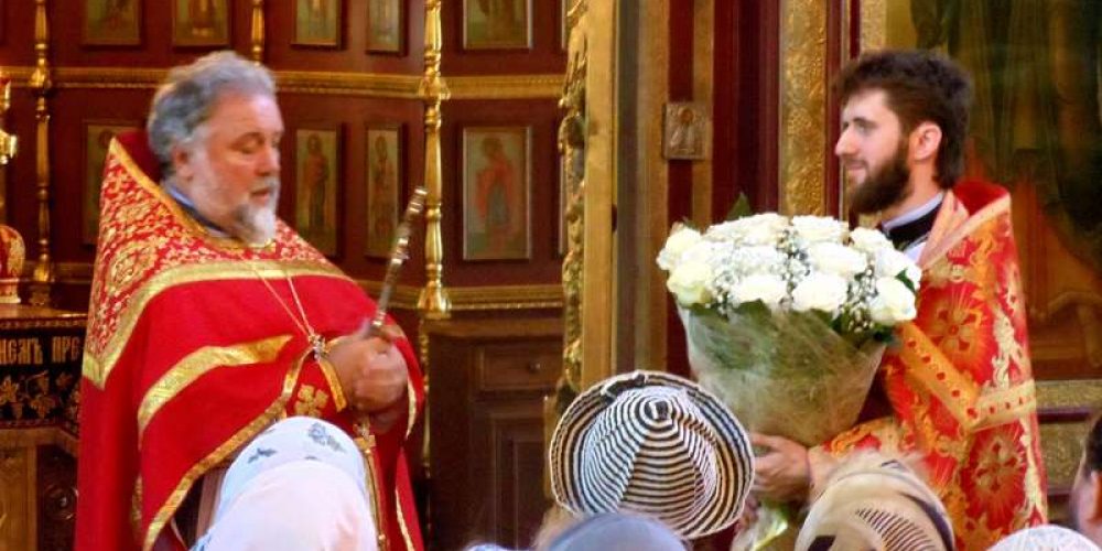 Поздравление настоятеля и благочинного протоиерея Георгия Студенова с 38-летием служения Церкви Христовой