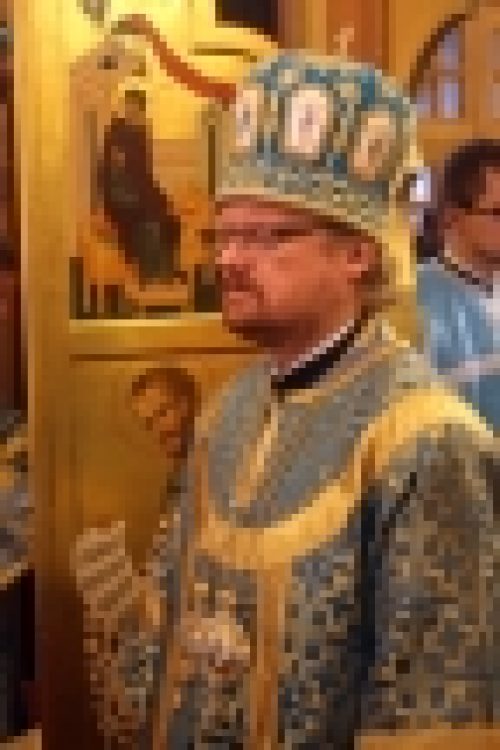 В праздник Благовещения Пресвятой Богородице епископ Бронницкий Игнатий возглавил Божественную Литургию в храме Благовещение Пресвятой Богородице в Федосьино