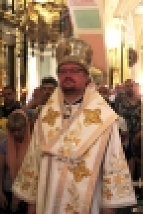 Епископ Бронницкий Игнатий совершил Всенощное бдение в храме Рождества Иоанна Предтечи на Пресне в канун праздника