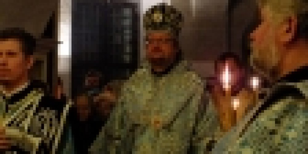 Епископ Выборгский и Приозерский Игнатий совершил Всенощное бдение в храме Покрова Пресвятой Богородицы в Филях