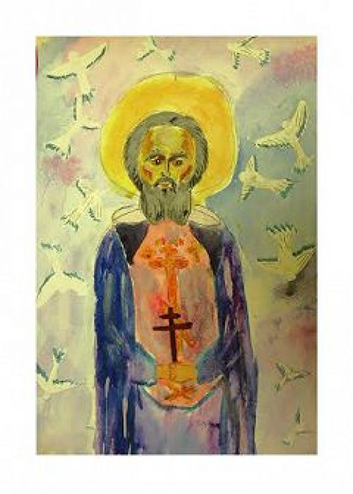 Прихожане храма Казанской иконы Божией Матери в Сосенках подготовили новую выставку детских рисунков в творческой галерее «Переход»