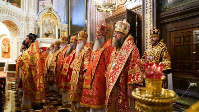 Епископ Фома принял участие в торжествах, посвященных тезоименитству Патриарха Московского и всея Руси Кирилла