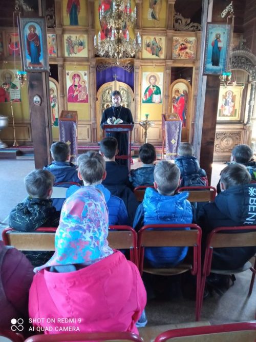 Настоятель храма свт. Спиридона Тримифунтского провёл урок Основ православной культуры для учеников учебного центра «Интеграл»