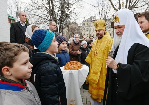 Поздравление с 75-летием Святейшего Патриарха Московскому и всея Руси Кирилла