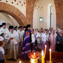Епископ Одинцовский и Красногорский Фома совершил малое освящение Всехсвятского храма посёлка Шаховская