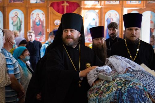 Всенощное бдение накануне престольного праздника совершил епископ Одинцовский и Красногорский Фома