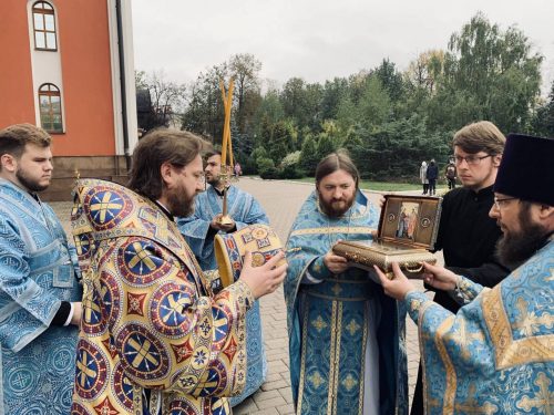 Георгиевский собор Одинцова был принесен ковчег с частью Пояса Пресвятой Богородицы
