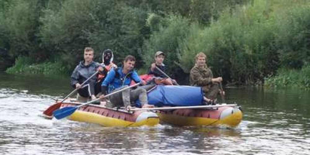 Сплав по реке Жиздра в Калужской области