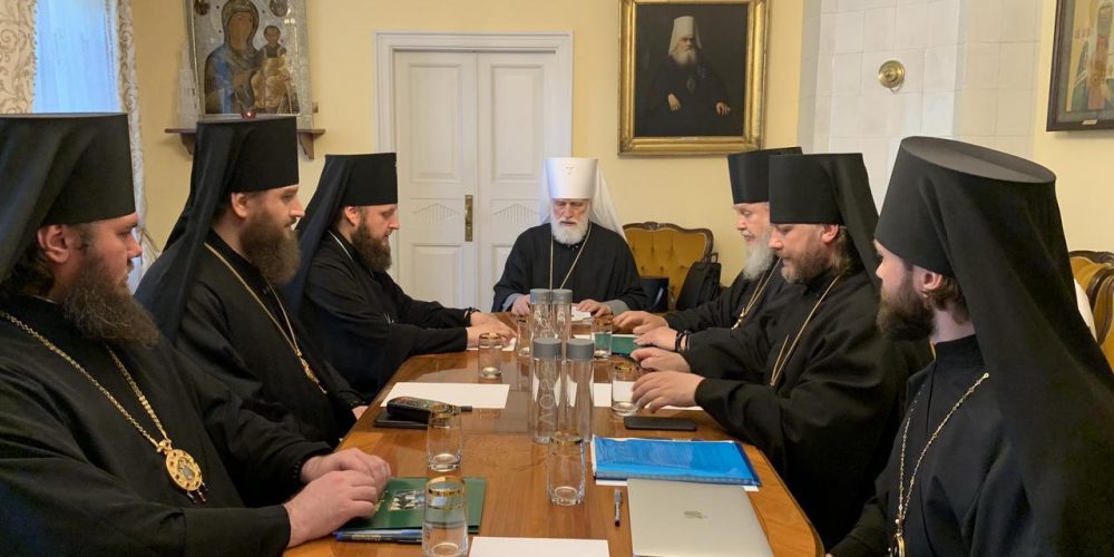 Епископ Фома принял участие в первом заседании Архиерейского совета Московской митрополии