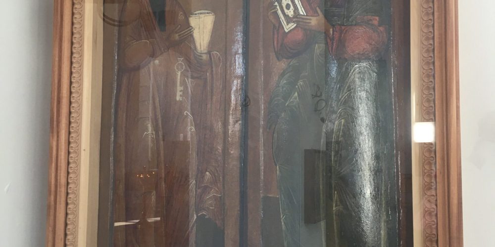 В храм прп. Андрея Рублева вернулась отреставрированная икона