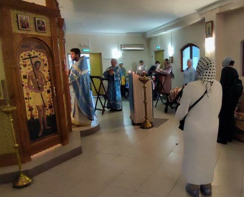 Священники храма Евфросинии Полоцкой совершили Литургию в «Доме Детей»