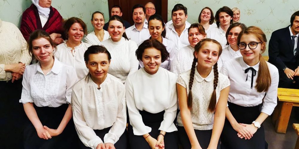 Воспитанники хоровой школы «Вертоград» в Солнцеве приняли участие в музыкальной встрече православной молодежи Москвы «Славословие-2019»
