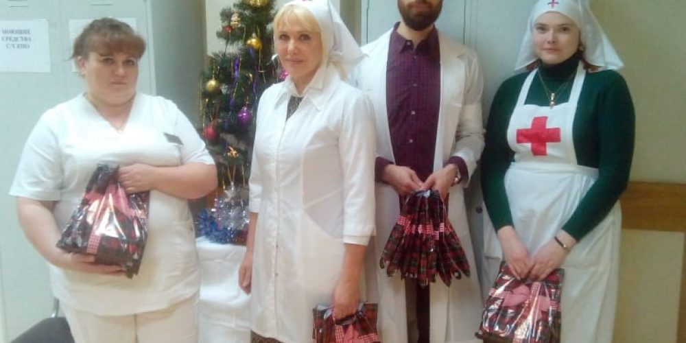 Поздравление с праздником Рождества Христова пациентов больницы №51