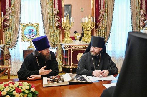 Епископ Фома принял участие в патриаршем совещании с настоятелями строящихся храмов г. Москвы