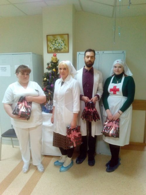 Поздравление с праздником Рождества Христова пациентов больницы №51