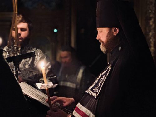 Архиепископ Фома совершил утреню с чтением Великого канона преподобного Андрея Критского в