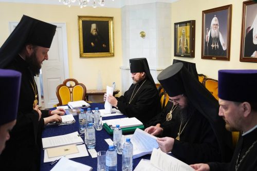 Архиепископ Фома принял участие в заседании Архиерейского совета Московской митрополии