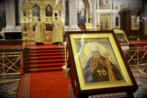 Богослужение в день памяти святителя Филарета, митрополита Московского возглавил епископ Павлово-Посадский Фома