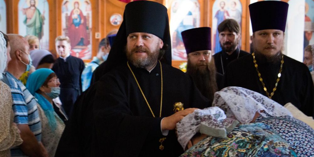 Всенощное бдение накануне престольного праздника совершил епископ Одинцовский и Красногорский Фома