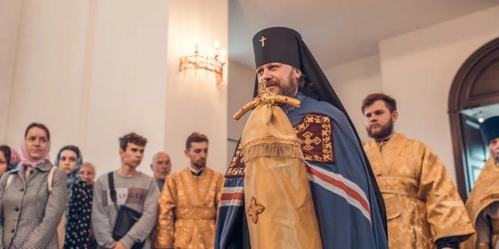 Архиепископ Фома совершил Литургию в Георгиевском храме пос. Нахабино