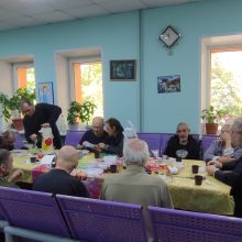 Клирик храма прп. Андрея Рублева с добровольцами группы милосердия посетил приют для бездомных