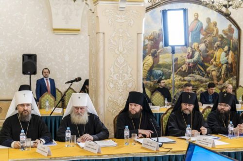 Архиепископ Фома принял участие в заседании Попечительского совета Фонда поддержки строительства храмов г. Москвы