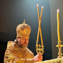 Архиепископ Фома совершил Литургию в Георгиевском кафедральном соборе