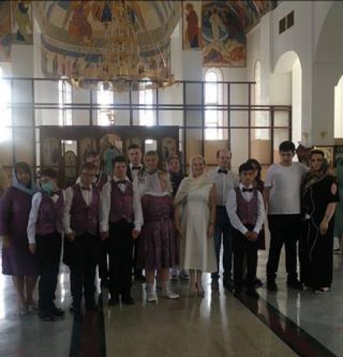 Инклюзивный оркестр «Солнечные нотки» дал концерт в храме преподобного Андрея Рублева