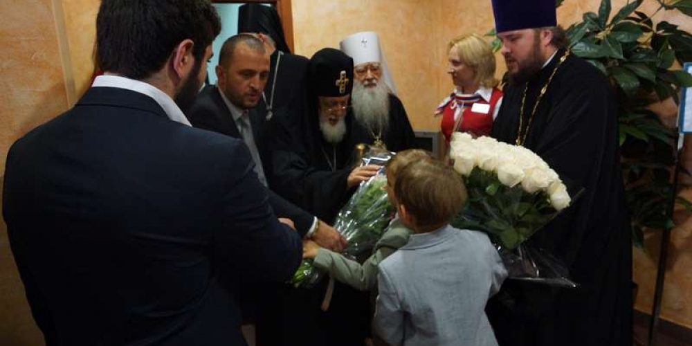 Встреча делегации Грузинской Православной Церкви во главе со Святейшим и  Блаженнейшим Каталикосом- Патриархом всея Грузии Илией II