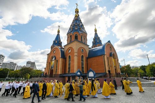 Епископ Фома принял участие в великом освящении храма Державной иконы Божией Матери в Чертанове г. Москвы