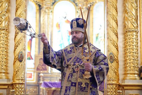 Епископ Одинцовский и Красногорский Фома совершил первую Литургию в Одинцово