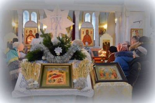 ​​​​​​​​Рождество Христово: 6 и 7 января 2017 г. в храме Знамения состоялись праздничные богослужения