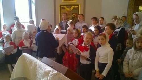 Детская литургия в Воскресной школе №25 «Родник»