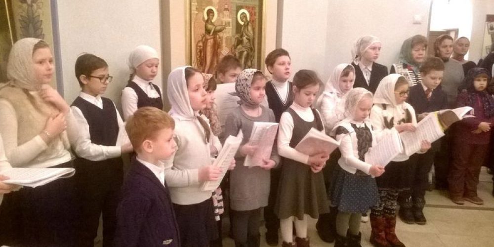 Первая детская и молодежная литургия в Крылатском