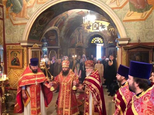Праздничное богослужение в день памяти священномученика Зосимы Крылатского
