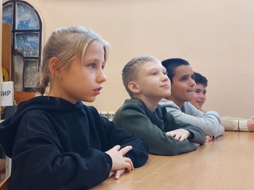Ко Дню народного единства в храме прп. Сергия Радонежского проводятся открытые уроки для школьников