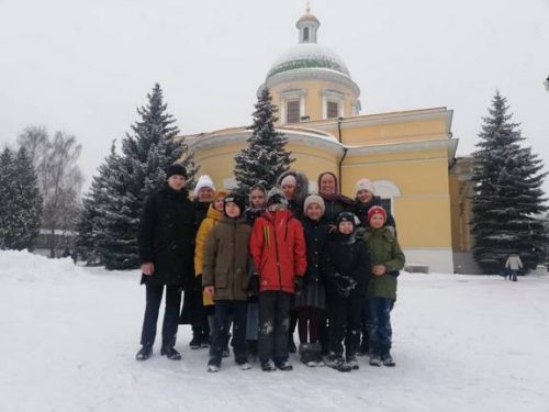 Учащиеся воскресной школы храма свт. Димитрия Ростовского в Очакове побывали в Даниловом монастыре