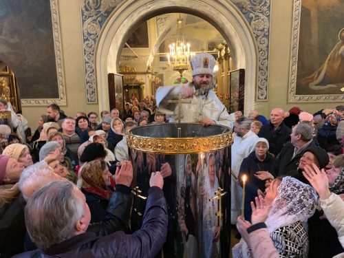 В праздник Богоявления епископ Фома совершил великое освящение воды
