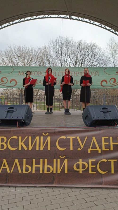Московский Студенческий Пасхальный Фестиваль состоялся на территории храма святителя Спиридона Тримифунтского