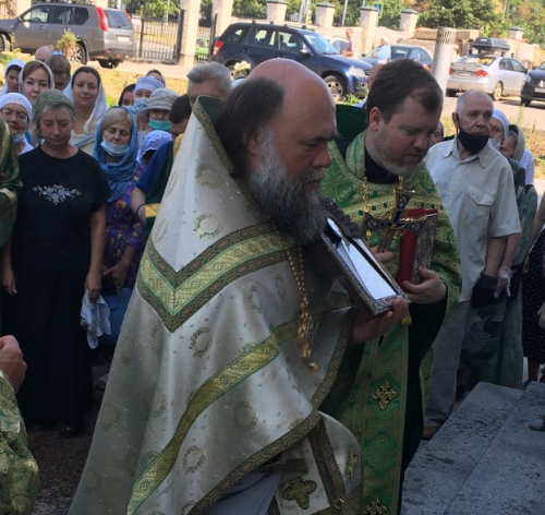 В храме прп. Андрея Рублева в Раменках отпраздновали день памяти чтимого святого покровителя