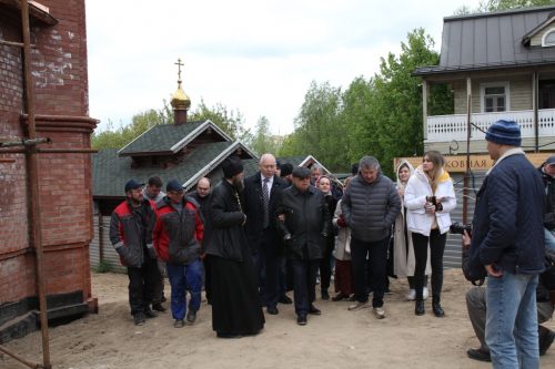 Комиссия обсудила вопросы строительства храма Успения Пресвятой Богородицы в Матвеевском