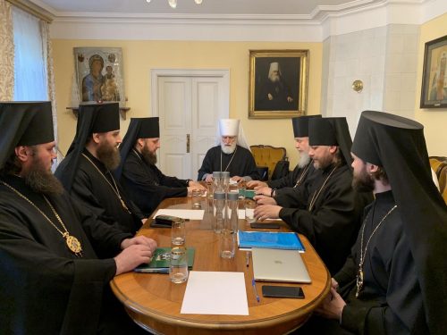Епископ Фома принял участие в первом заседании Архиерейского совета Московской митрополии