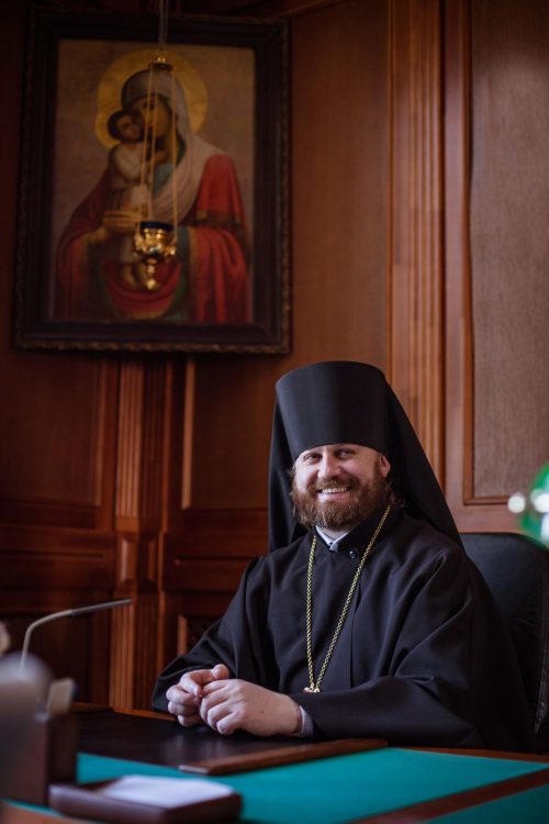 Поздравление епископу Одинцовскому и Красногорскому Фоме с днем рождения