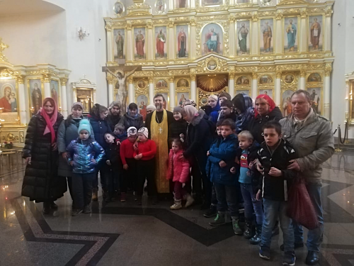 Храм праведного Иоанна Русского в Кунцеве посетили подопечные Общества для детей-инвалидов