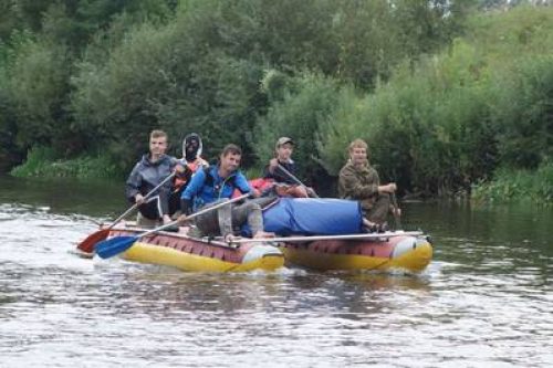 Сплав по реке Жиздра в Калужской области